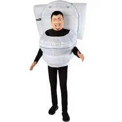 Halloween Skibidi Toilet Inflatable Boys Costume, Halloween Kids Costume, Costumes,