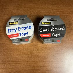 Chalkboard & Dry Erase Tape (unopened)