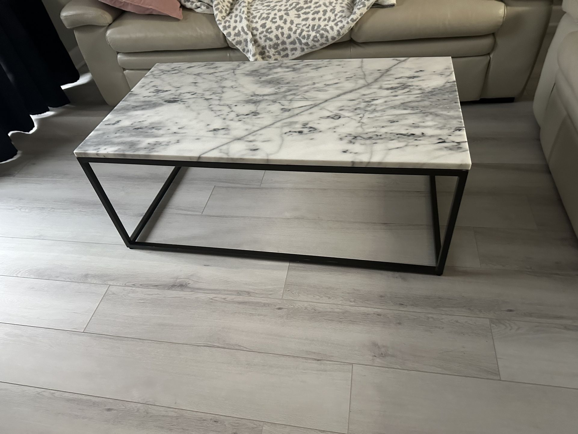 West Elm Marble Table