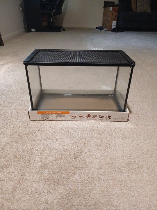 10 Gallon Glass Terrarium