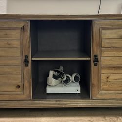 Distressed Wood TV Console / TV Stand / Media Cabinet