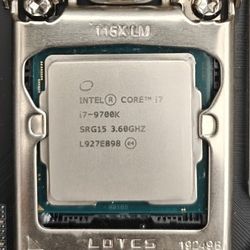 Intel i7 9700k CPU For Gaming PC Desktop Computer Z390 Z370 B360