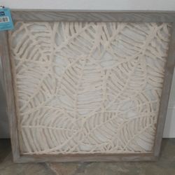 Wall Art Natural Materials In Side Hlass
