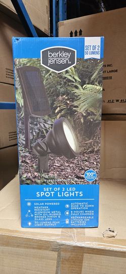Solar spotlights set of 2