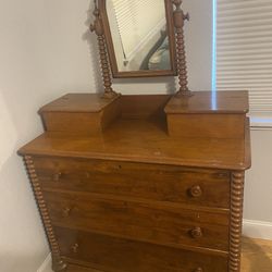 Antiques Dresser with Mirror 