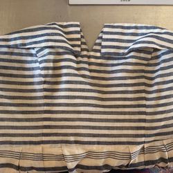 Strapless Striped Dress From Anthropologie 