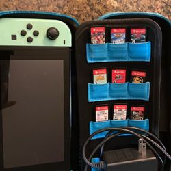 Nintendo Switch With 9 Fun Games
