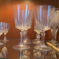 7”  Four Crystal Glasses