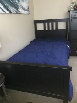 IKEA twin bed with mattress