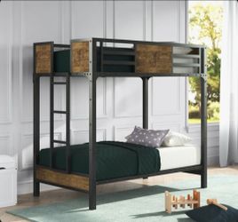 Twin bunk beds
