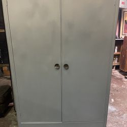 Winter Gray - Cedar Lined Armoire 