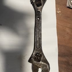 Rare 8-10 Crescent wrench antique collectible