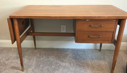 1956 Vintage Mid-Century Lane Drop Leaf Desk (Style 974) – Good Condition
