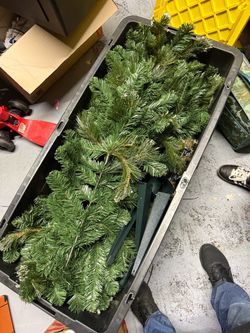 Artificial Christmas Tree with Storage Bin OBO
