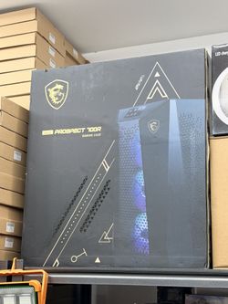 Brand New - MSI Meg Prospect 700R Black Steel / Tempered Glass ATX Mid Tower Case.