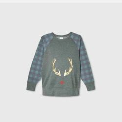 Maternity ugly Xmas sweatshirt isabel maternity by Ingrid &isabel gray sise L