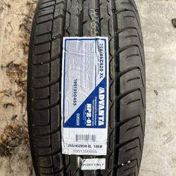 1 New Advanta Tire 255/45/20