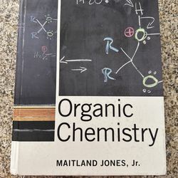 organic chemistry maitland jones Book 