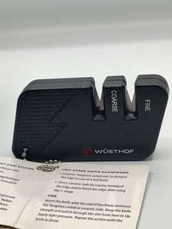 Wüsthof Two-Stage Knife Sharpener – Coarse & Fine