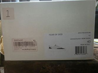 Fear of god shoes