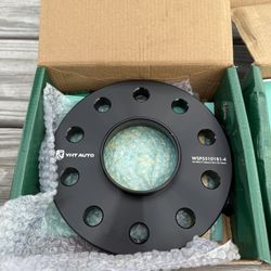 2 Pairs of YHT Auto Wheel Spacers WSP55101B1-2-YC 5x130 71.6mm 14x1.5 15 mm