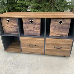 Tribesigns 2-Drawer Lateral File Cabinet – 43” Mobile Storage