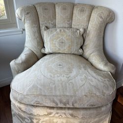 Two Hickory And White Seats - Special Collection