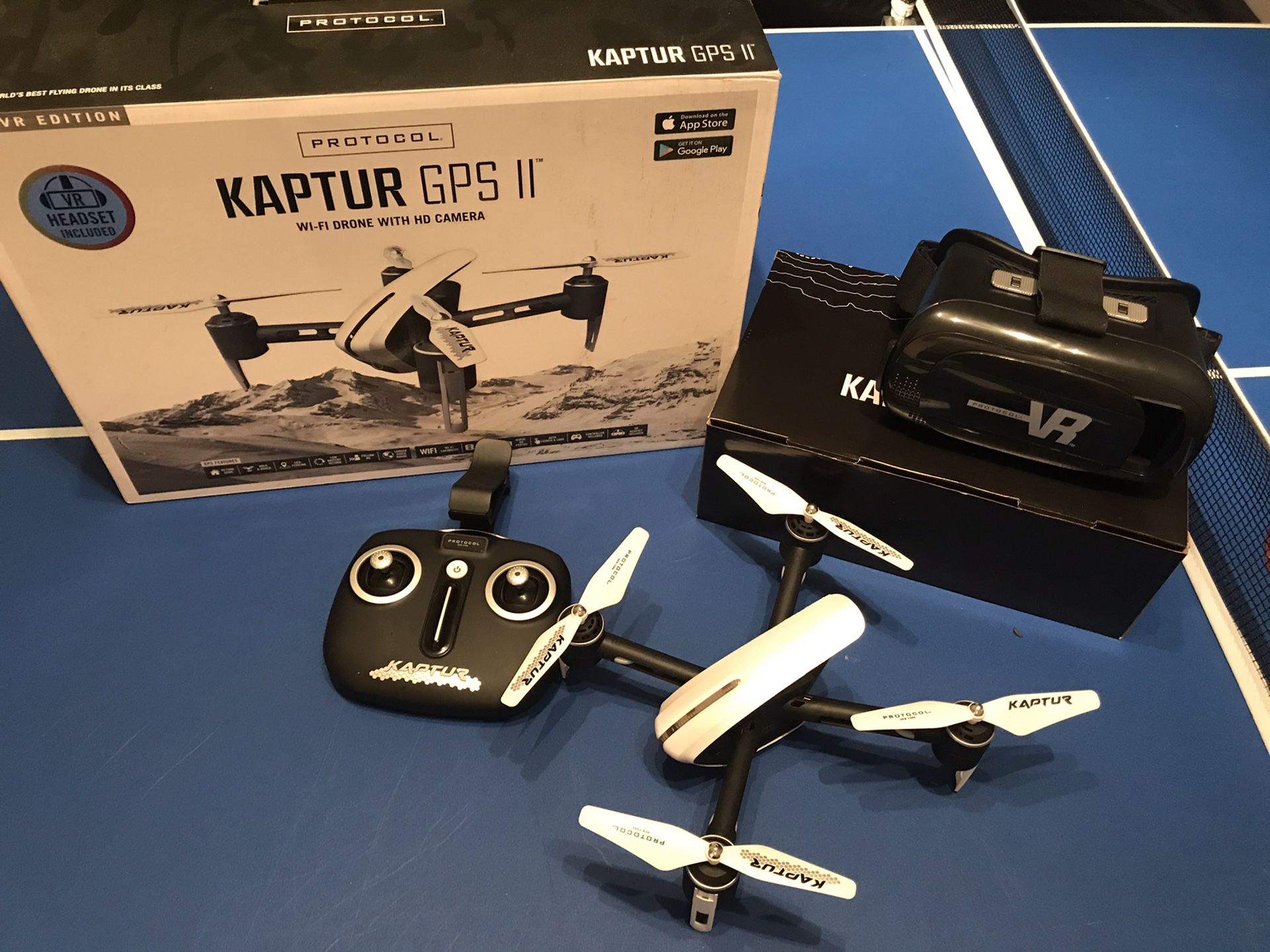Protocol Kaptur GPS II Wi-Fi Drone with HD Camera VR Edition