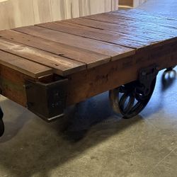 Antique Factory Cart