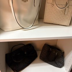 4 Coach Purses 