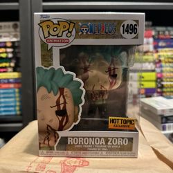 Zoro Nothing Happened One Piece Funko Pop #1496