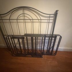 Queen Bed Frame And Headboard Metal  Or Even Use As Two Twin Bed Frames With Queen Headboard 