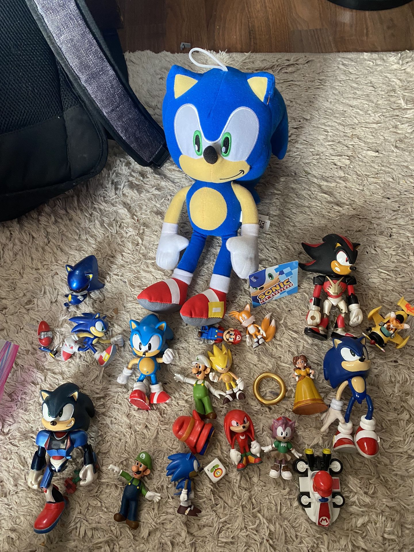 Sonic mario figure lot X Metal Force 5’ Figure Shadow RARE plush luigi more