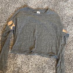 Vs Pink Cropped T-shirt 