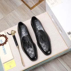LV Men’s Leather Shoes With Box 2025 New 