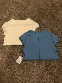 Free The People, Blue and White shirts