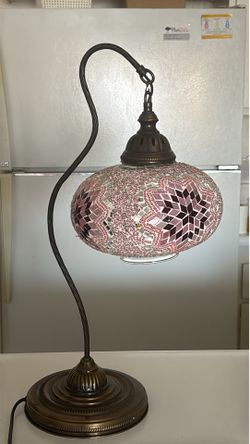 Pink Turkish Lamp