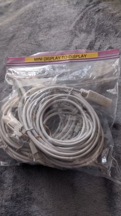 Display to Mini display cables