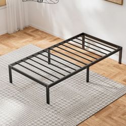 Metal Bed Frame – Adjustable / Sturdy – Like New 