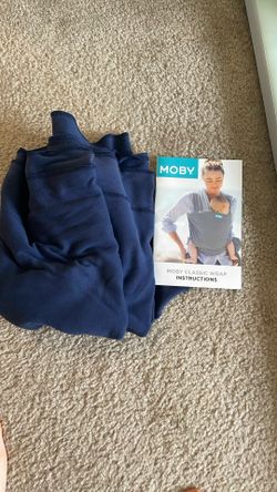 Moby Baby Wrap Carrier-Navy Color