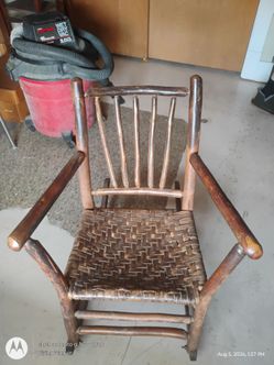 Antique rocking chair, builder in 2nd photo