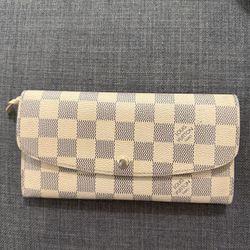 2014 Louis Vuitton Damier Azur Emilie Wallet