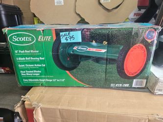 NEW IN BOX 16" PUSH TEEL MOWER