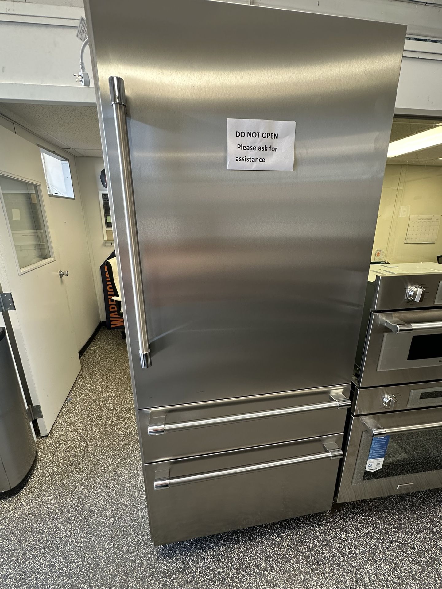 36” Thermador Built in Refrigerator 