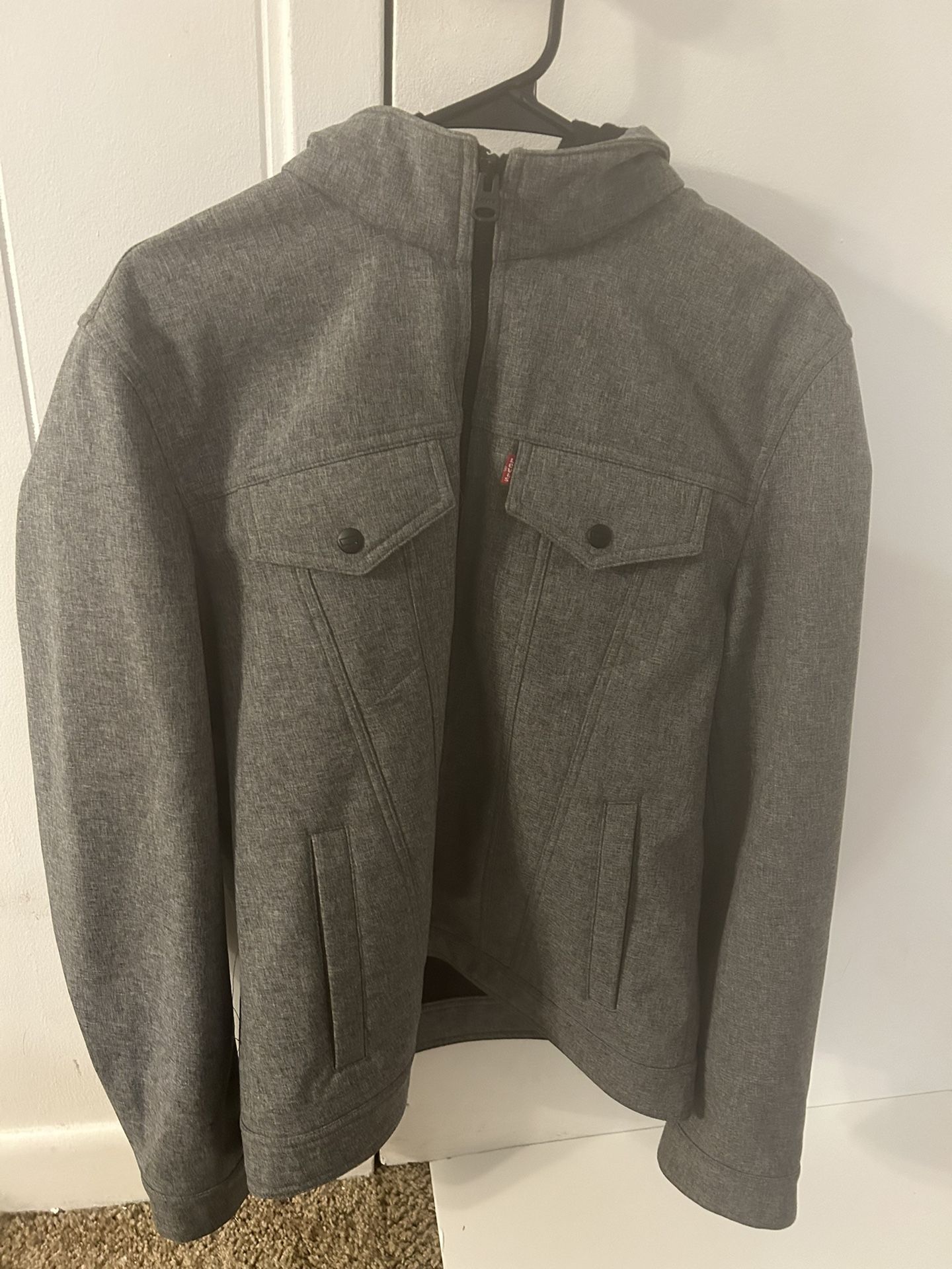 Grey Levi’s Coat