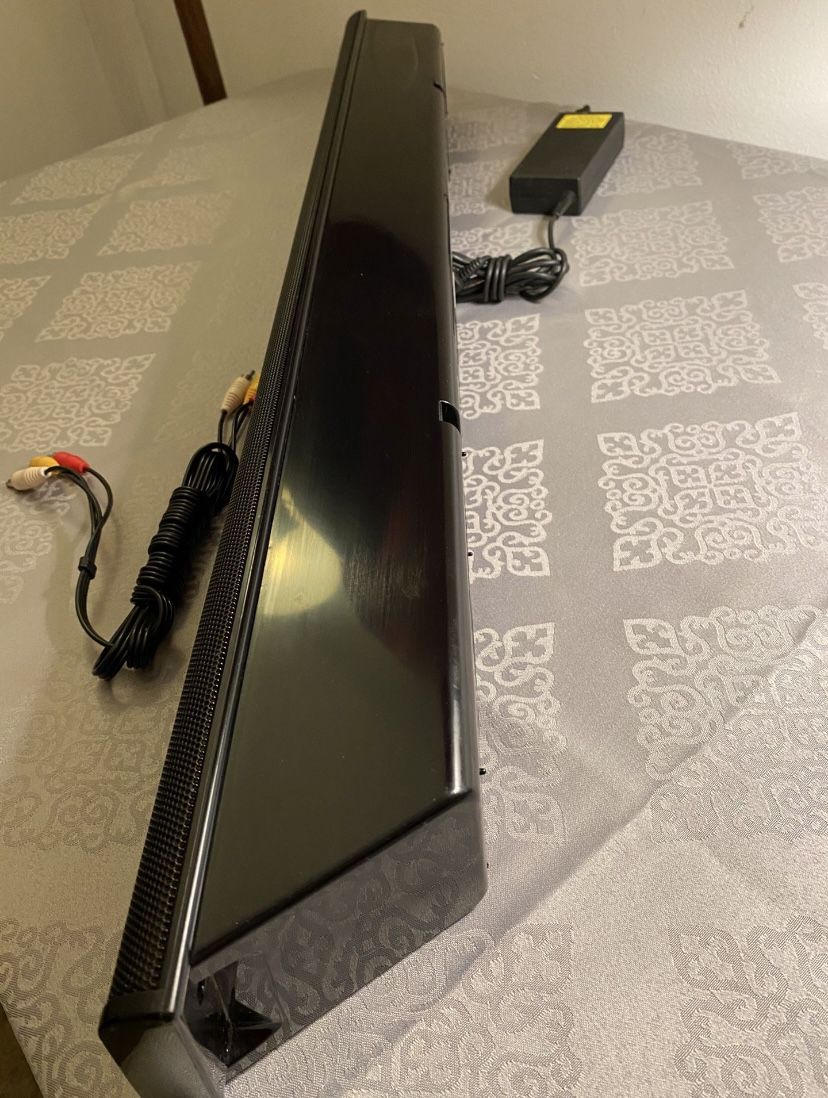 JVC SOUND BAR FOR HOME THEATER/GAMING: WITH SURROUND SOUND MODE AND SUBWOOFER PRE-OUT!