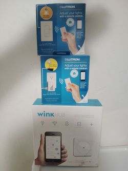 Lutron Caseta Wireless Dimmer Bundle with Wink Hub
