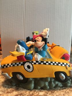 Vintage Disney Fab 5 Taxi Bank