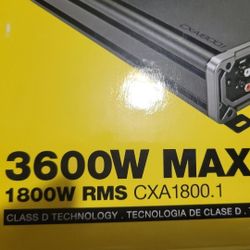 Kicker 46CXA1800.1T
CX Series mono subwoofer amp
