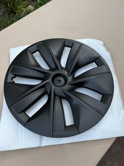 Model Y Black Hub Caps For 19-inch Gemini Wheels (3 Available)
